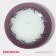 Plate dessert shade "Lavender branch", D = 20 cm