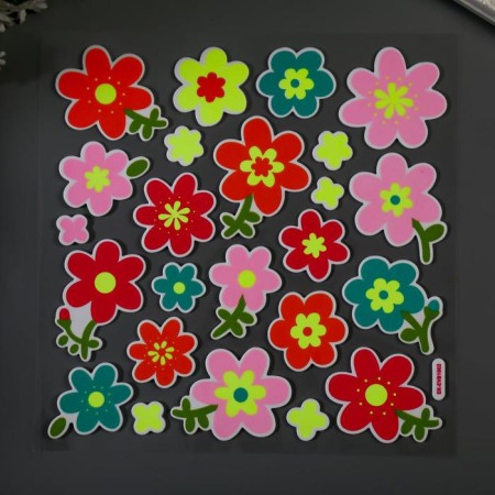 Phosphorus sticker EVA "Lumining drawings" MIX 41x33 cm-3
