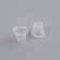 Paint caps, d = 10 mm, set - 25 pcs, transparent color