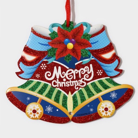 Decorative decoration (suspension) "Bells" 12x15 cm-3