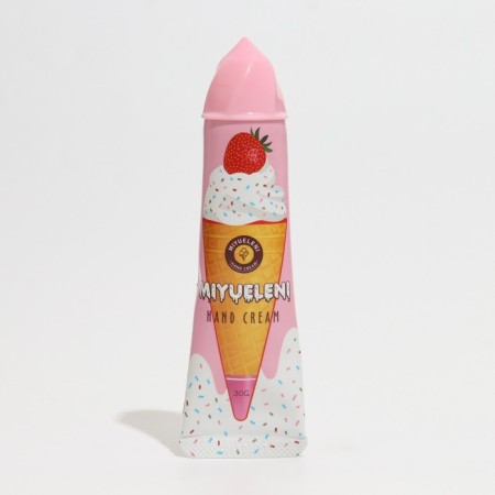 Hand cream "Strawberry with ice cream" Moisturizing, 30 ml-1