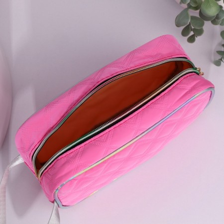 Lightning cosmetic bag, pink color-3