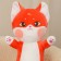 Skill of a soft toy "Daring cat", 80 cm, red color