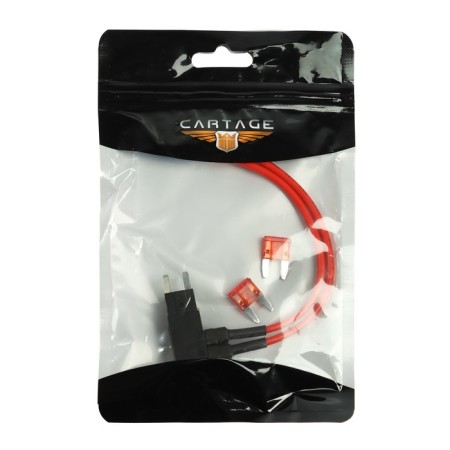The extension cord is double, mini 10a, wire 15 cm-2