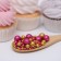 Sprinking confectionery with glitter "Brill": gold, fuchsia, 50 g