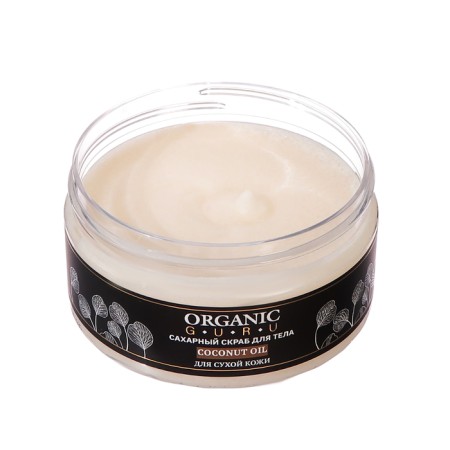 Organic Guru Body Sugar Body with coconut oil, 200 ml-4