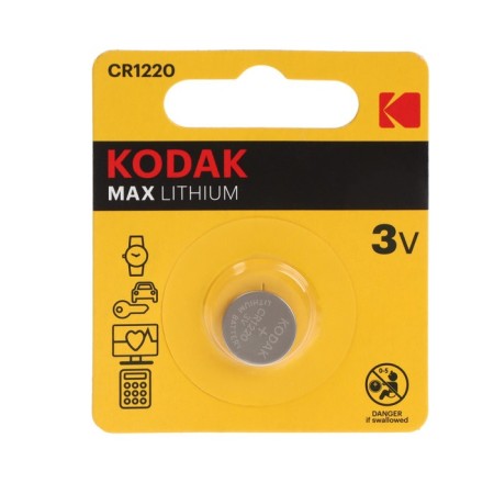 Battery lithium Kodak Max, CR1220-1BL, 3B, blister, 1 pc.