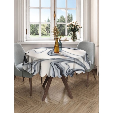 The tablecloth “Skinali marble”, round, Saten, d = 150 cm-2
