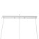 Bayerlux lamp "Barney" 3he27 40W white 21x51x21-120cm