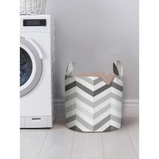 Classic zigzags storage basket, size 35x35 cm