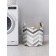 Classic zigzags storage basket, size 35x35 cm