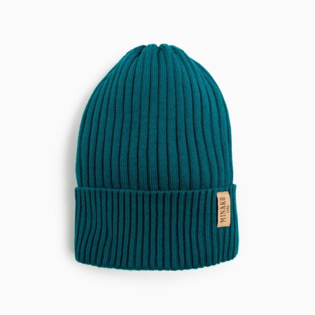 Children's hat Minaku with a lapel of Rr. 52-56, central wave
