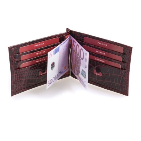 Buying clip, burgundy color-1