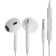 BYZ S4 headphones, wired, inserts, microphone, white