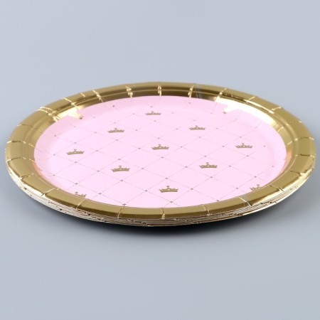 Paper plate "for the princess", in the set 6 pcs.-1