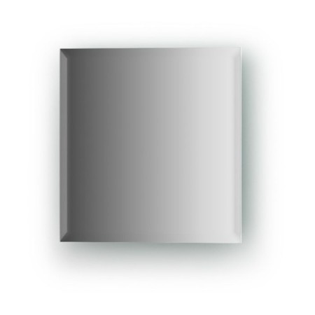 Mirror tile with fake 10 mm, square 20 x 20 cm, silver EvoForm