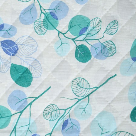 Cover to eucalyptus 200x210cm, b/s blue, calico 120g/m, hl 100%-4