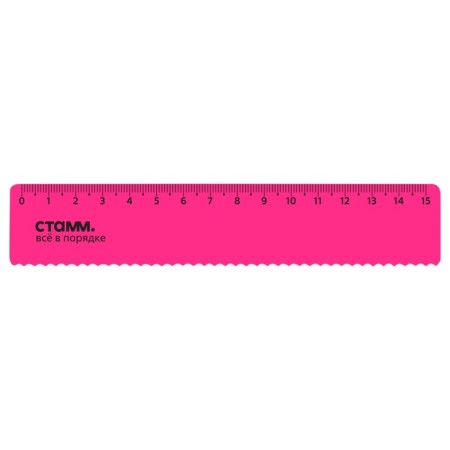 The line of 15 cm Istanm "Neon", with a wavy edge, mix-2