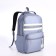 Young backpack from textiles on lightning, 5 pockets, blue color