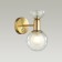 Bra Lumion. Karisma, 1x40W, G9, 230x200x120 mm, brass color