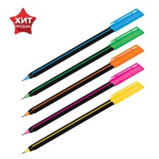 Ballic handle Luxor Stick Soft Touch, node 0.7 mm, blue rod