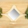 Mirror with a rhombus shelf, large, 30x30 cm