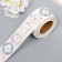 Stick Paper "thank" d = 2.5 cm 500 pcs in the roll 3x6x6cm