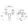 Santek's bath mixer "Arma", short surplus, with accessories, black matte