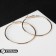 Classic-rings "Classic" d = 5 cm, color gold