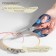 Scissors for needlework, a mowed blade, heat -resistant pens, 5.5 ", 14 cm, black/blue color