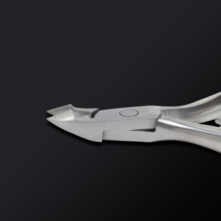 Manicure nippers for the cutter "Premium", double spring, 11 cm, blade length - 6 mm, silver color-9