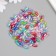 Beads for creativity Plastic "Rhombus Crystal Holography" set 20 grams mix 0.6x0.6x1.2 cm