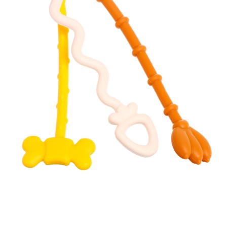 Developing toy "Funny animals", with tactile rubber bands-7