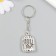 Trick Metal "Poultry in the Cell" silver 2.2x3.6 cm