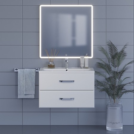 The bathroom mirror Uperwood Foster 80x80 cm, with LED backlight-3