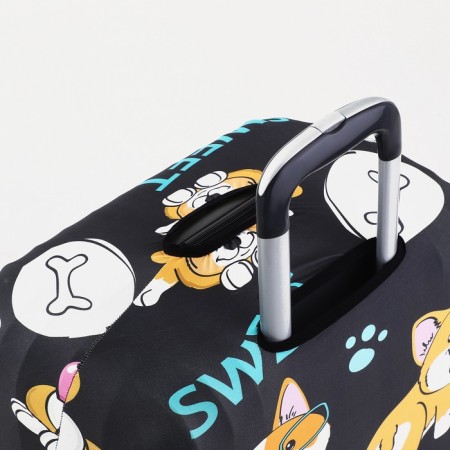 Case for a suitcase 28 ", black color/multi -colored-2