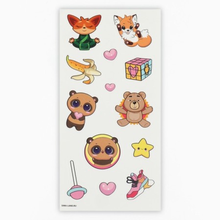 Set for creating acrylic key fobs with "universal" stickers-10