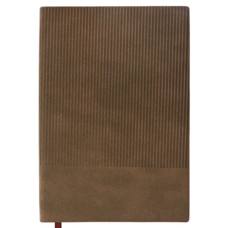 Deliciper of Leduced A5, 80 sheets, line, cover of leathery lights, gray