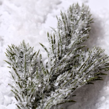 Decor "spray with snow", size 1 pc. - 23 cm-2