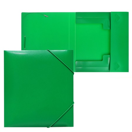 Elastic band A5, 500 μm, Calligrata, Koreshok 30 mm, embossing "Sand", Green