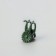 Clip for plants "flowers", set of 10 pcs., Brown