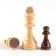 Wooden chess large "Tours", board game 40x40 cm, King H-9 cm, Pig H-4.5 cm