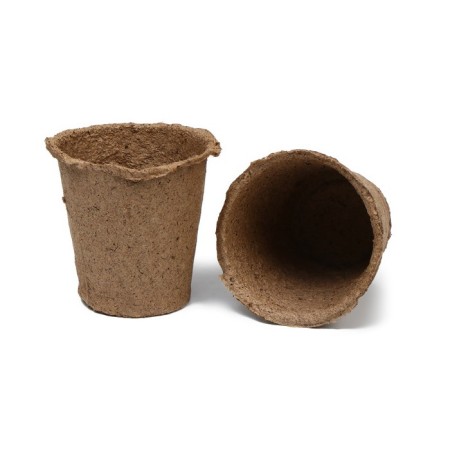 Peat pot, 250 ml, 8 × 8 cm, set 20 pcs., Greengo