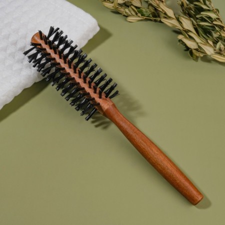 Bracing "Nuttel", D = 1.5/4.5 × 22 cm, artificial stubble, color "Dark tree"-1