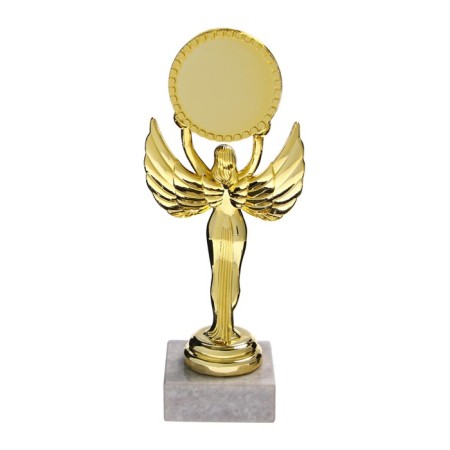 Nick Award Figure Cup with an anniversary of 50, 18 x 7 cm, plastic, gold-3