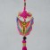Suspension Textile "Butterfly" bright pink 2x6.5x27 cm