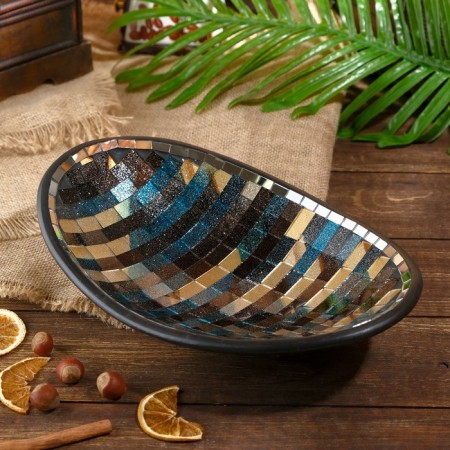 Decorative plate "Rick" ceramics 30x20x7.5 cm
