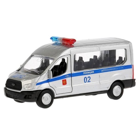 The Ford Transit Police, 12 cm, inertial, opening doors, metal