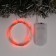Garland "thread" 2 m dew, ip20, silver thread, 20 LED, red glow, CR2032x2