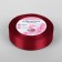 Satin tape, 25 mm × 23 ± 1 m, deep red color No. 33